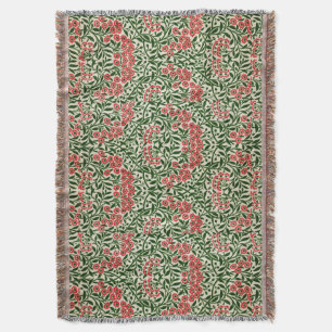 William Morris  Daisy Flowers Pink Green Deken