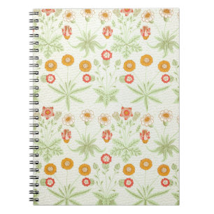 William Morris Daisy Vintage Botanisch Patroon Notitieboek