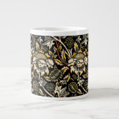William Morris dark florale arabesque Jumbo Beker (Voorkant)