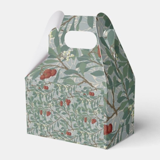 William Morris Decorative Art Arbutus Pattern Bedankdoosjes (Voorkant Zijde)