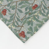 William Morris Decorative Art Arbutus Pattern Fleece Deken (Hoek)