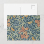 William Morris Decorative Art Iris Pattern Briefkaart (Voorkant / Achterkant)