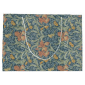 William Morris Decorative Art Iris Pattern Groot Cadeauzakje (Achterkant)