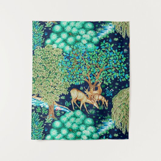 William Morris Deer par une Tapisserie Brook Indig (Devant)