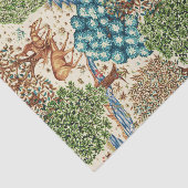 William Morris Deer van een Brook Tapestry Beige Tissuepapier (Detail)