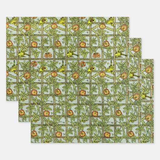 William Morris Design #5 Inpakpapier Vel (Set)