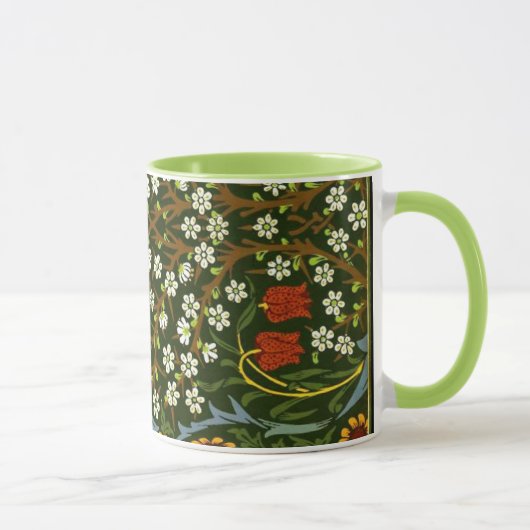 William Morris Design, Blackthorn design Mok (Rechts)