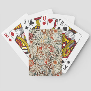 William Morris design floral jeu de cartes