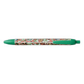 William Morris design - Hyacinth Zwarte Inkt Pen (Achterkant)