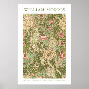 William Morris Design Norwich Pattern Poster