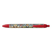 William Morris design, Snakeshead Zwarte Inkt Pen (Achterkant)