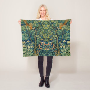 William Morris Design  Stijl Fleece Deken
