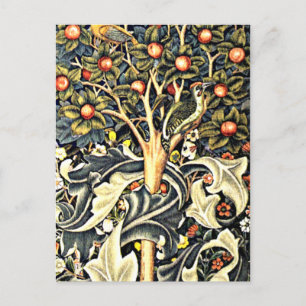 William Morris design, Woodpecker Briefkaart