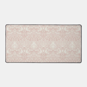 William Morris' Dove and Rose, Blush Pink Desk Mat