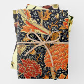 William Morris drie patronen Verpakking Inpakpapier Vel (In situ)