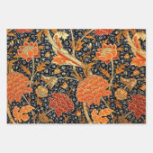 William Morris drie  patronen Verpakking Inpakpapier Vel (Voorkant)