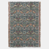 William Morris: Een aardbeiendief Deken (Voorkant Verticaal)