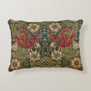 William Morris  Elegant Bloemenpatroon Accent Kussen