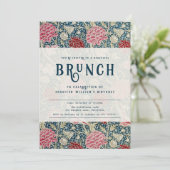 William Morris élégante invitation Brunch rustique (Debout devant)