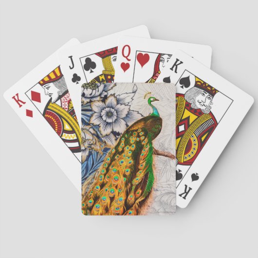 William Morris en PEACOCK Bicycle-speelkaarten Pokerkaarten (Achterkant)