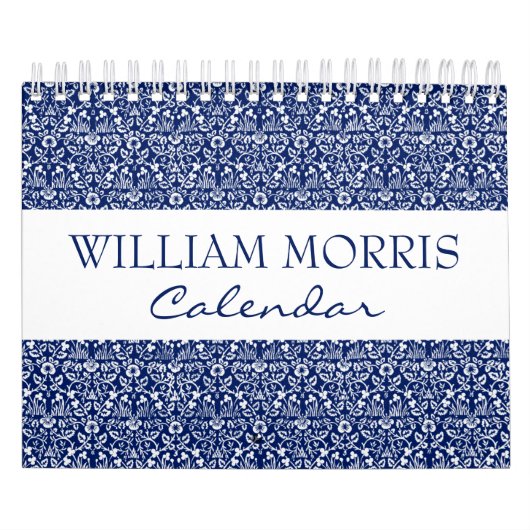 William Morris esthétique art floral calendrier de (Protection)