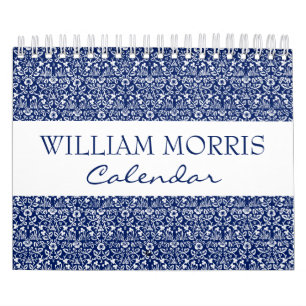 William Morris esthétique art floral calendrier de