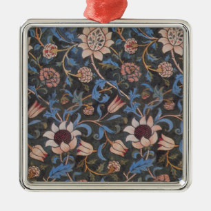 William Morris Evenlode Patroon: Vintage Stemming Metalen Ornament
