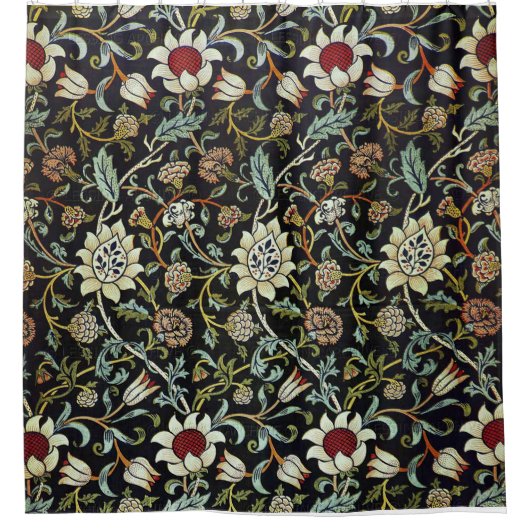 William Morris Evenlode Shower Curtain Douchegordijn (Voorkant)