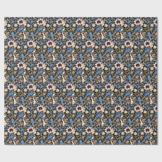  William Morris Evenlode Textile Design Cadeaupapier (Vlak)