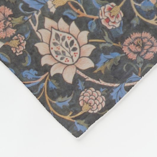  William Morris Evenlode Textile Design Fleece Deken (Hoek)