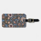 William Morris Evenlode Textile Floral Art Bagagelabel (Voorkant horizontaal)