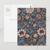 William Morris Evenlode Textile Floral Art Briefkaart (Voorkant / Achterkant)