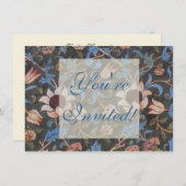 William Morris Evenlode Textile Floral Art Kaart (Voorkant / Achterkant)