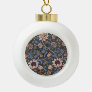 William Morris Evenlode Textile Floral Art Keramische Bal Ornament
