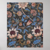 William Morris Evenlode Textile Floral Art Poster (Voorkant)