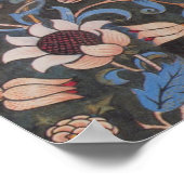 William Morris Evenlode Textile Floral Art Poster (Hoek)
