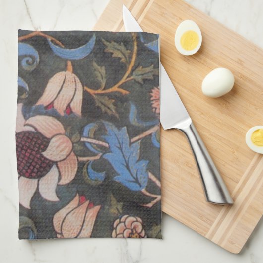 William Morris Evenlode Textile Floral Art Theedoek (Quarter Fold)