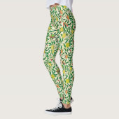 William Morris Exotic Fruit, Lemon Yellow Leggings (Links)