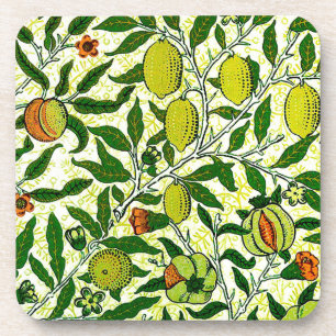 William Morris Exotic Fruit, Lemon Yellow Onderzetter