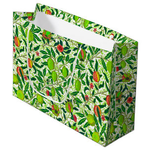 William Morris Exotic Fruit, Lime Green Groot Cadeauzakje