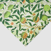 William Morris Exotic Fruit, Lime Green Tissuepapier (Detail)