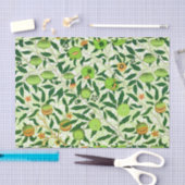 William Morris Exotic Fruit, Lime Green Tissuepapier (Craft)