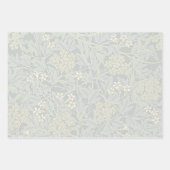 William Morris Faded Jasmine-overslagpapier Inpakpapier Vel (Voorkant)