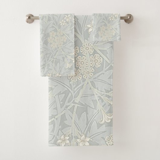 William Morris Faded Jasmine Towels Bad Handdoek (Insitu)