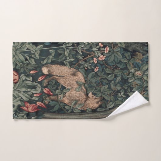 William Morris Faune sauvage Fox (Serviette à main)