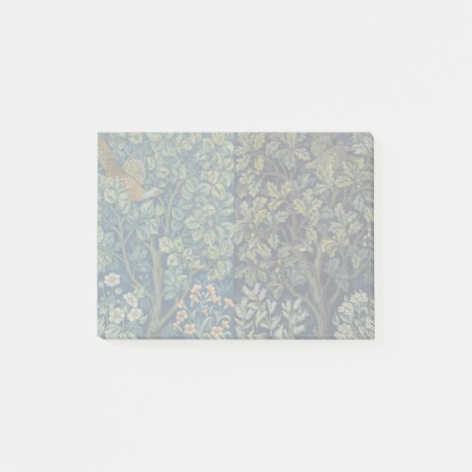 William Morris Fazant Vogel Boom Bloem Post-it® Notes (Voorkant)