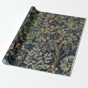 William Morris Fazant Vogel Boom Bos Cadeaupapier