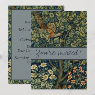 William Morris Fazant Vogel Boom Bos Kaart
