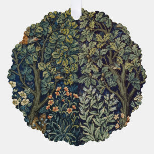 William Morris Fazant Vogel Boom Bos Ornament Kaart
