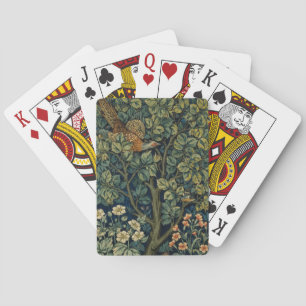 William Morris Fazant Vogel Boom Bos Pokerkaarten